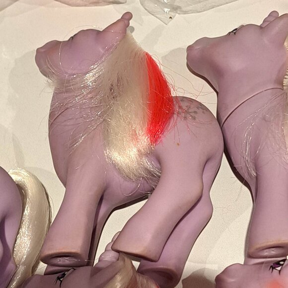 Lot of 5 vintage my little pony Powders MLP G1 toy horses - Picture 3 of 9